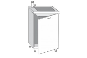 2.50.1мн Луиза Шкаф-стол под мойку с одной дверцей  в Камышлове - kamyshlov.mebel-e96.ru | фото